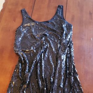 Worthington NWT Matte Black Sequin Dress Size 2X